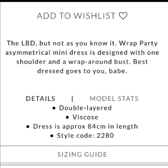 Oh Polly Wrap Party Mini Dress - Picture 6 of 7